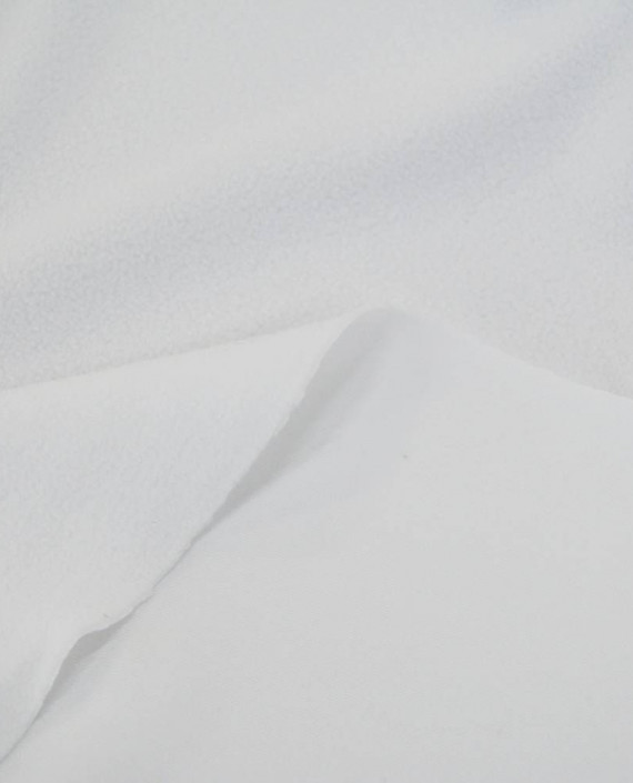 Ткань Флис односторонний 0076 цвет белый картинка 2