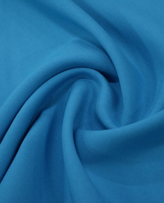 Ткань Габардин "Насыщенный голубой" 0020 цвет голубой картинка