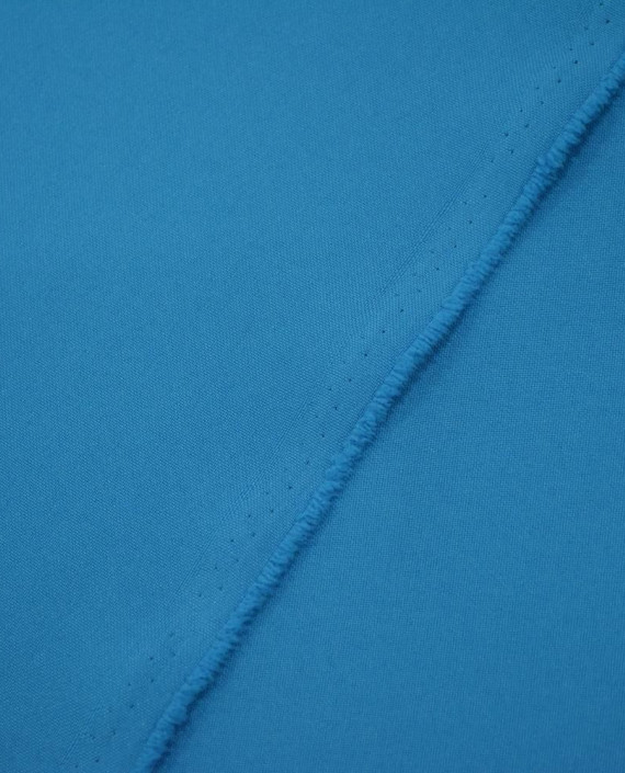 Ткань Габардин "Насыщенный голубой" 0020 цвет голубой картинка 2