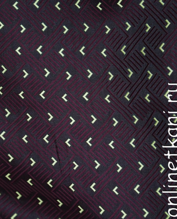 Ткань Жаккард 0011 цвет фиолетовый абстрактный картинка 2
