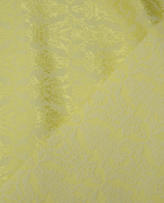 Ткань Жаккард 0067 цвет желтый абстрактный картинка 1