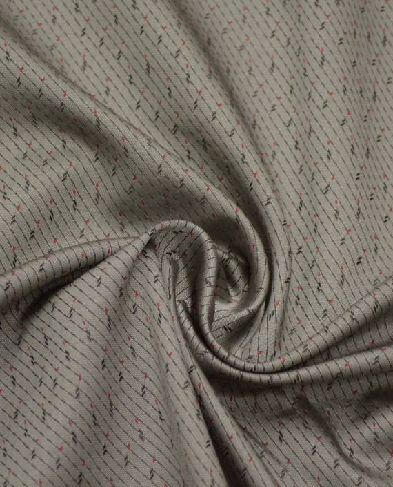 Ткань Жаккард 0074 цвет бежевый геометрический картинка
