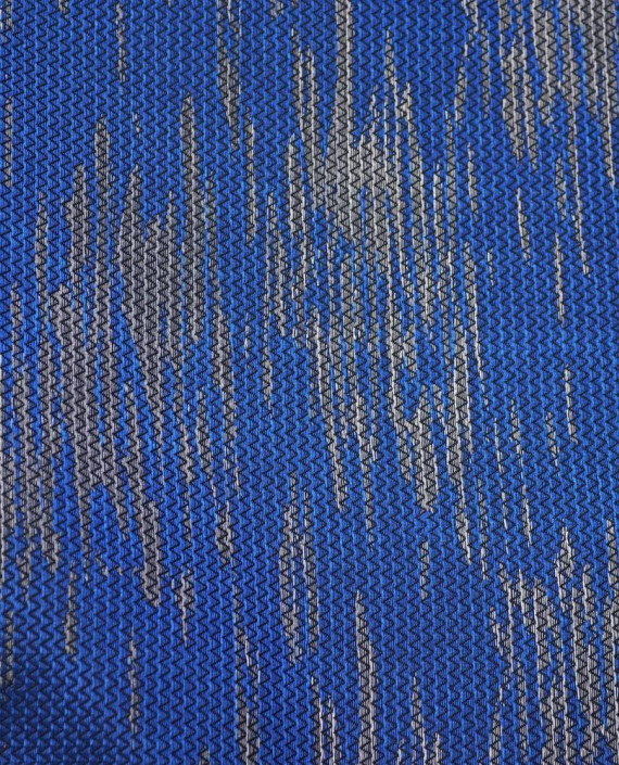 Ткань Жаккард 0137 цвет синий картинка 3