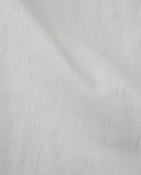 Ткань Жаккард 0174 цвет белый картинка