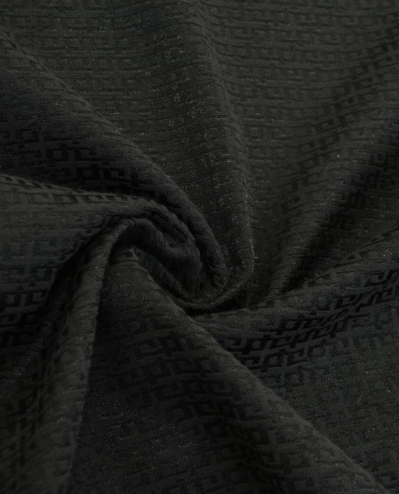 Ткань Жаккард Хлопковый 0178 цвет серый геометрический картинка