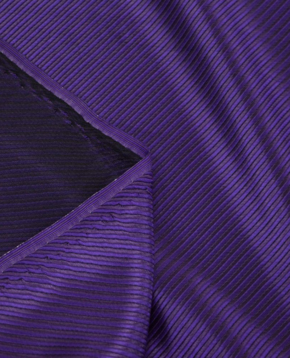 Жаккард Полиэстер 0206 цвет фиолетовый полоска картинка 2