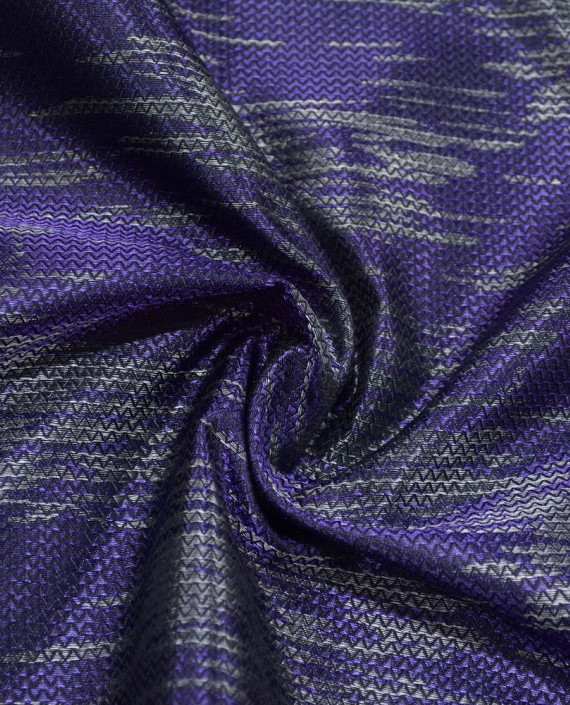 Жаккард 0222 цвет фиолетовый абстрактный картинка