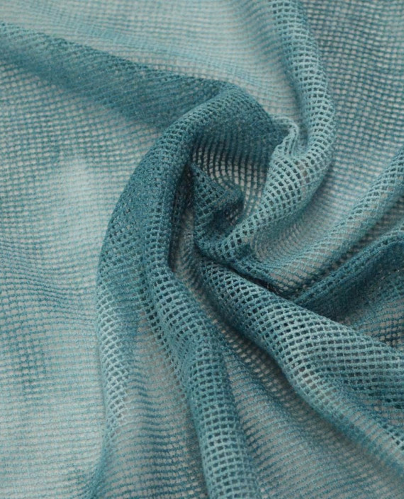 Ткань Сетка 340 цвет голубой картинка