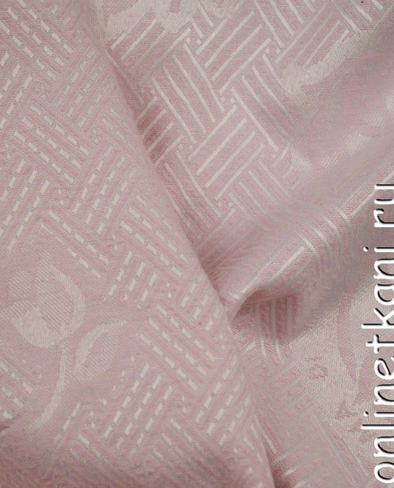 Ткань Гобелен 029 цвет розовый картинка 2