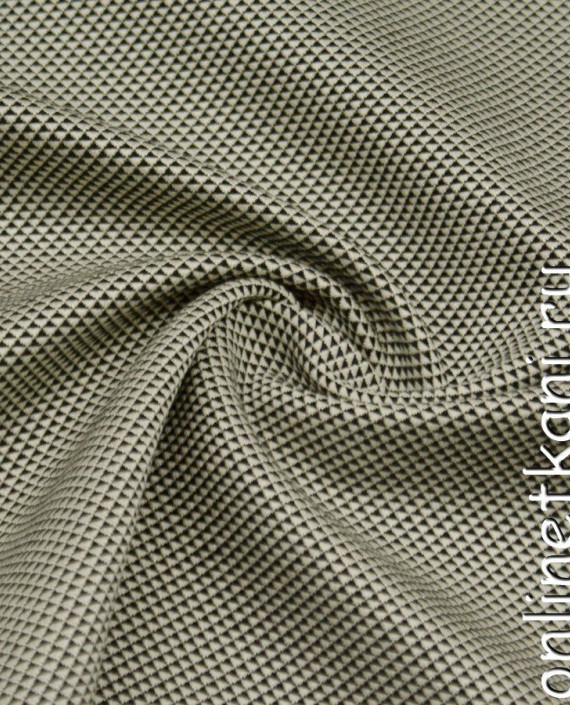 Ткань Гобелен 0037 цвет серый геометрический картинка