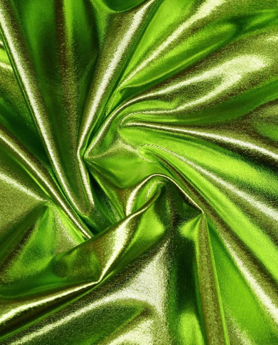 Ткань Голограмма 064 цвет зеленый картинка