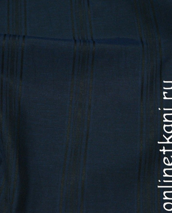 Ткань Рубашечная 0424 цвет синий в клетку картинка