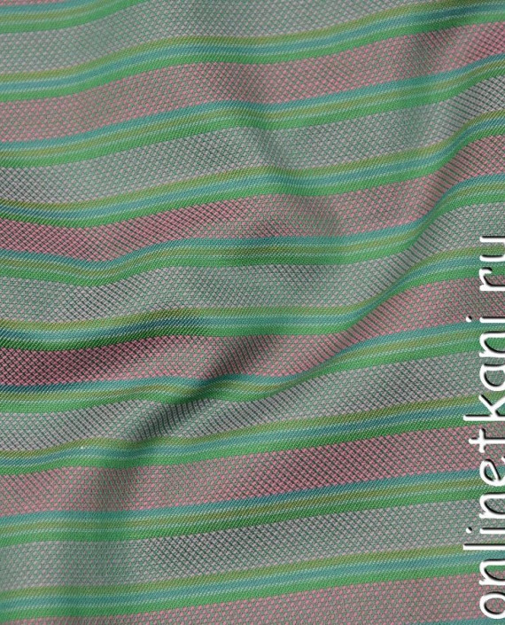 Ткань Рубашечная 0429 цвет разноцветный в полоску картинка 2