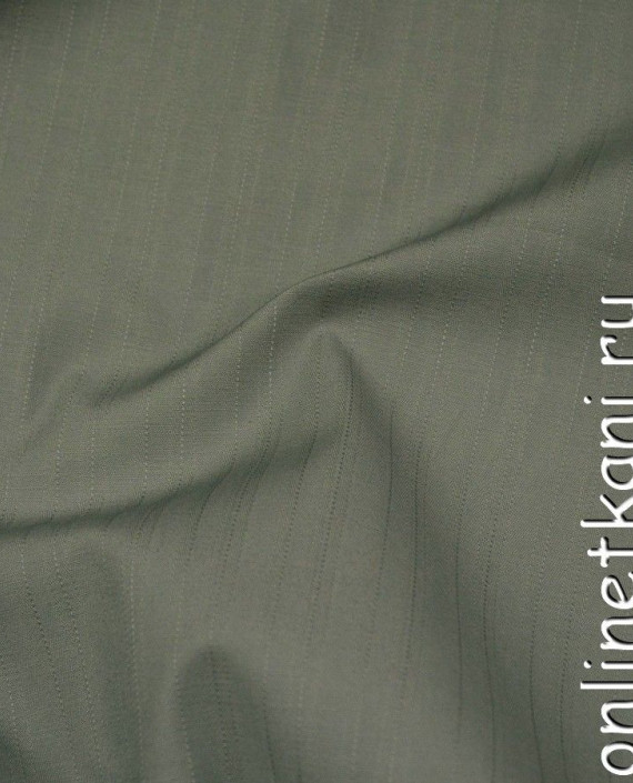 Ткань Рубашечная 0476 цвет серый в полоску картинка 2