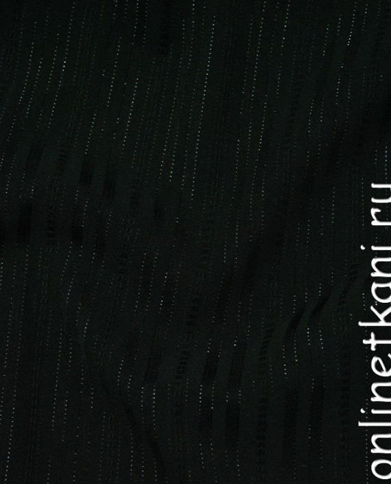 Ткань Рубашечная 0489 цвет черный в полоску картинка 1