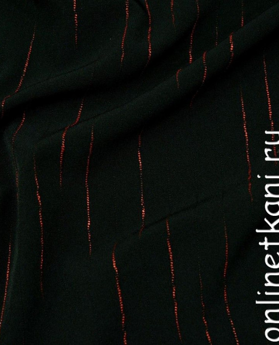 Ткань Рубашечная 0493 цвет черный в полоску картинка