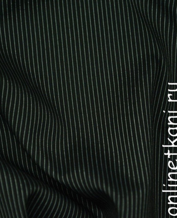 Ткань Рубашечная 0499 цвет черный в полоску картинка