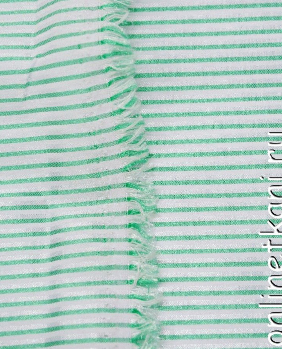 Ткань Рубашечная 0504 цвет зеленый в полоску картинка