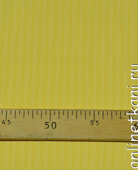 Ткань Рубашечная 0512 цвет желтый крупа картинка 2