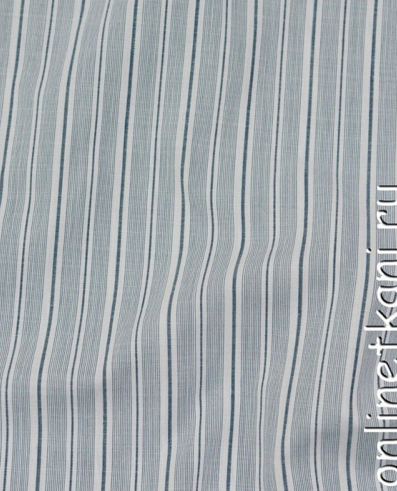 Ткань Рубашечная 0515 цвет серый в полоску картинка 1
