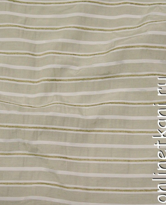 Ткань Рубашечная 0516 цвет бежевый в полоску картинка