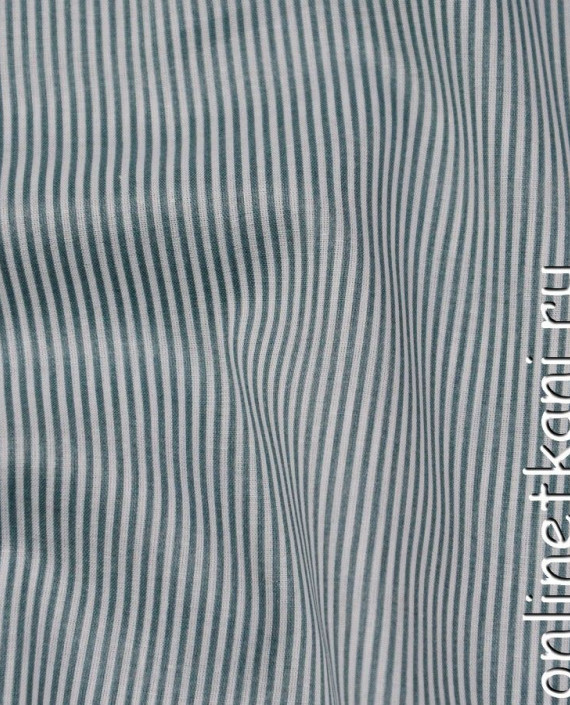 Ткань Рубашечная 0517 цвет серый в полоску картинка 1