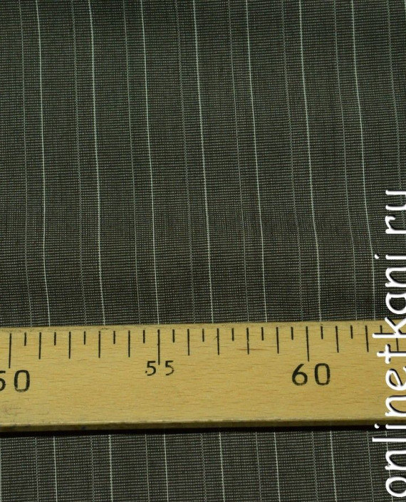 Ткань Рубашечная 0518 цвет серый в полоску картинка 2