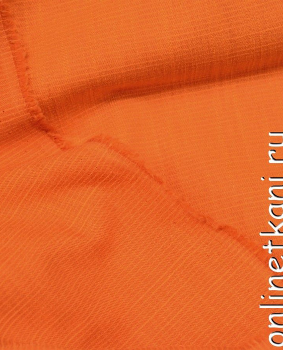 Ткань Рубашечная "Оранжевая" 0524 цвет оранжевый картинка 1