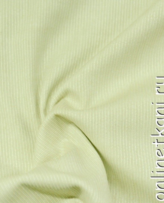Ткань Рубашечная 0531 цвет зеленый в полоску картинка 2