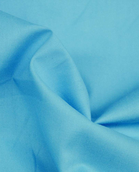 Ткань Хлопок Рубашечный 1915 цвет голубой картинка