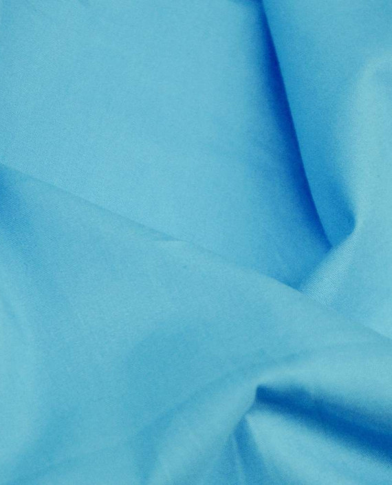 Ткань Хлопок Рубашечный 1915 цвет голубой картинка 1