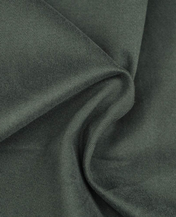 Ткань Хлопок Костюмный 1919 цвет зеленый картинка