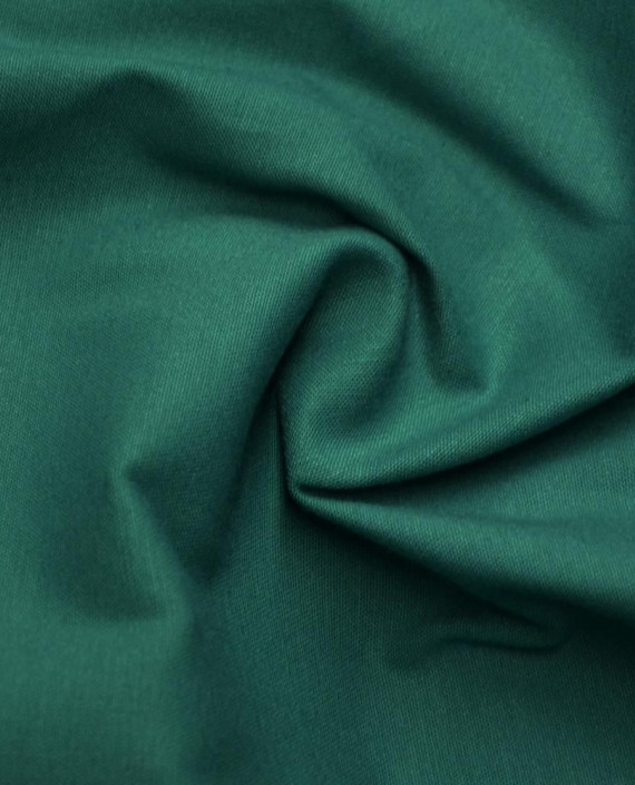 Ткань Хлопок Костюмный 1950 цвет зеленый картинка 2