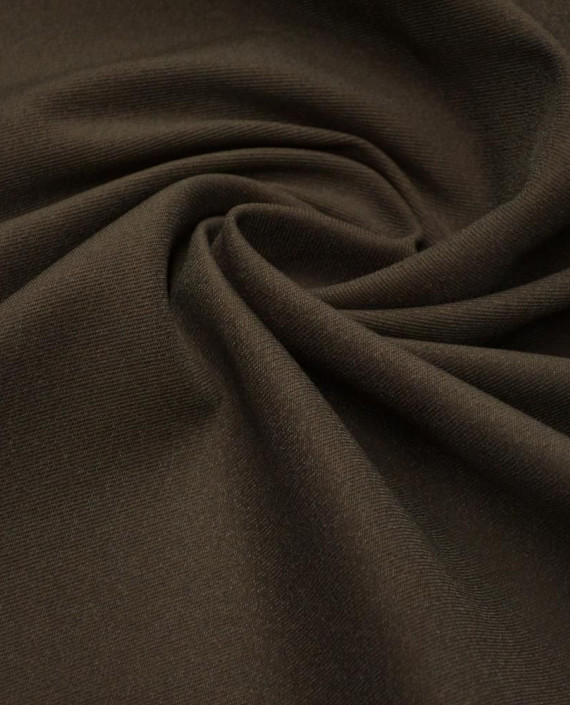 Ткань Хлопок Костюмный 1965 цвет коричневый картинка