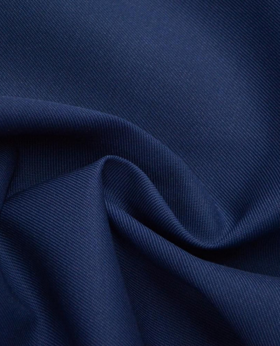 Ткань Хлопок Костюмный 1979 цвет синий картинка