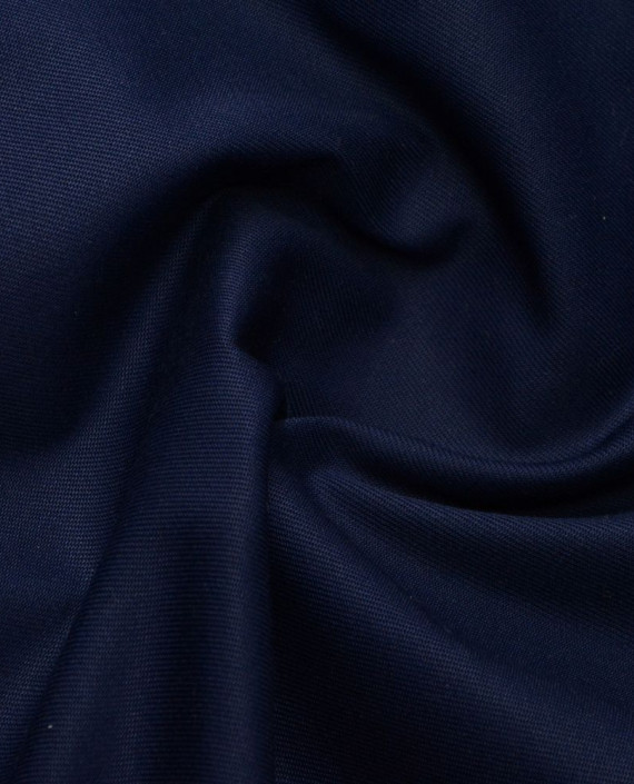 Ткань Хлопок Костюмный 2057 цвет синий картинка 2