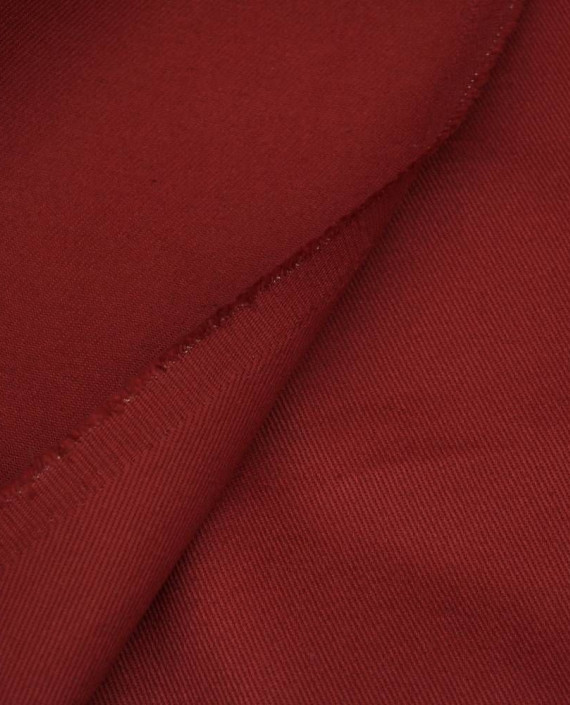 Ткань Хлопок Костюмный 2121 цвет бордовый картинка 2
