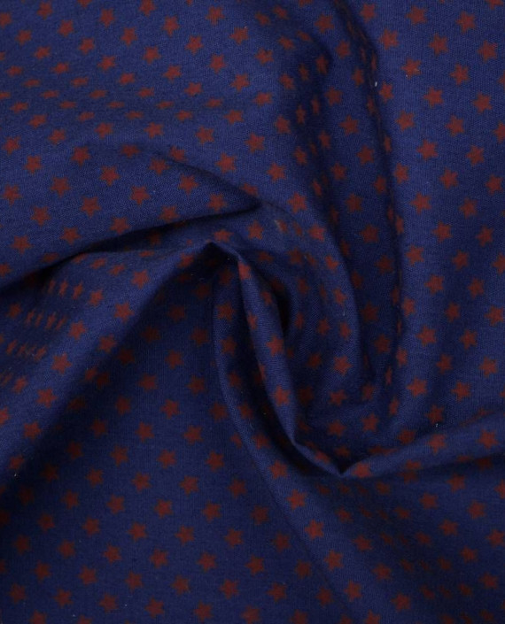 Ткань Хлопок Рубашечный 2135 цвет синий картинка