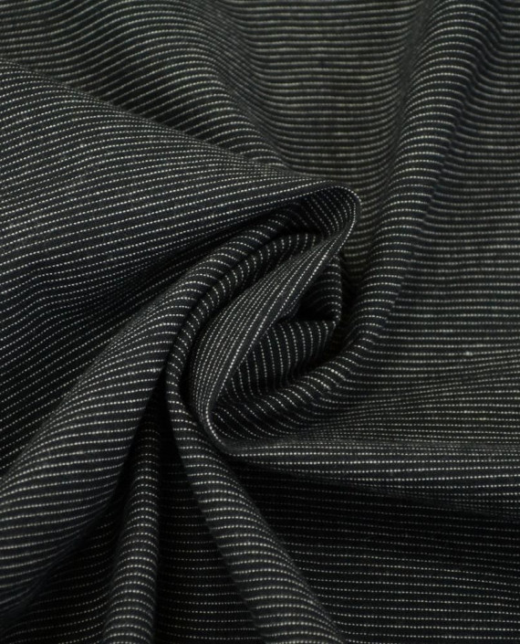 Ткань Хлопок Костюмно-рубашечный 2146 цвет серый в полоску картинка