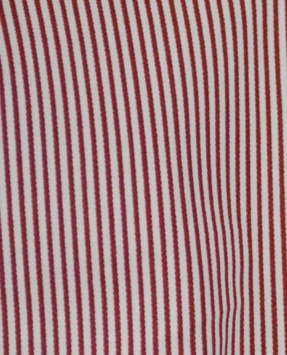 Ткань Хлопок Костюмный 2155 цвет белый в полоску картинка