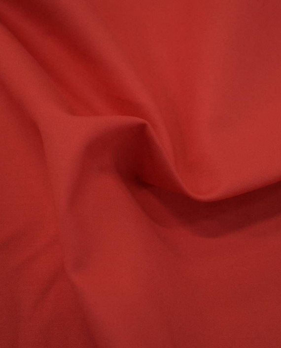 Ткань Хлопок Костюмный 2174 цвет красный картинка