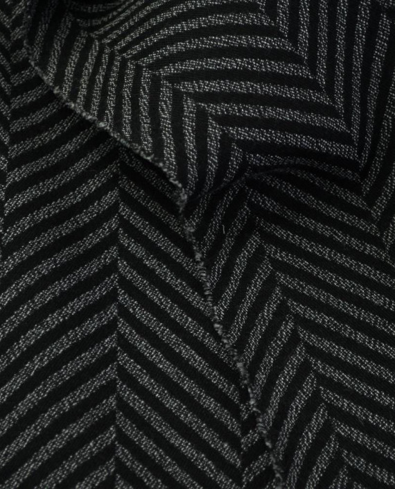 Ткань Хлопок Костюмный 2177 цвет серый геометрический картинка 1