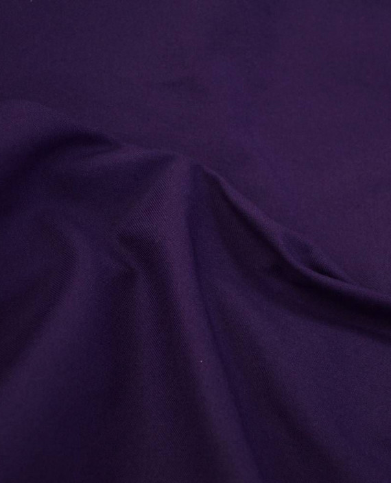 Ткань Хлопок Костюмный 2190 цвет фиолетовый картинка 2