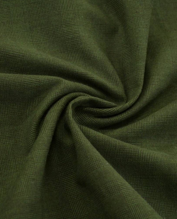Ткань Хлопок Костюмный 2228 цвет зеленый картинка