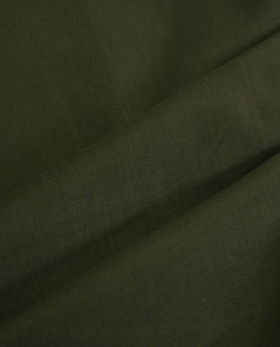 Ткань Хлопок Костюмный 2249 цвет зеленый картинка 1
