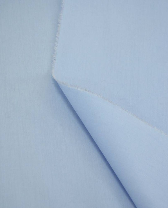 Ткань Хлопок Костюмно-Рубашечный 2280 цвет голубой картинка 2