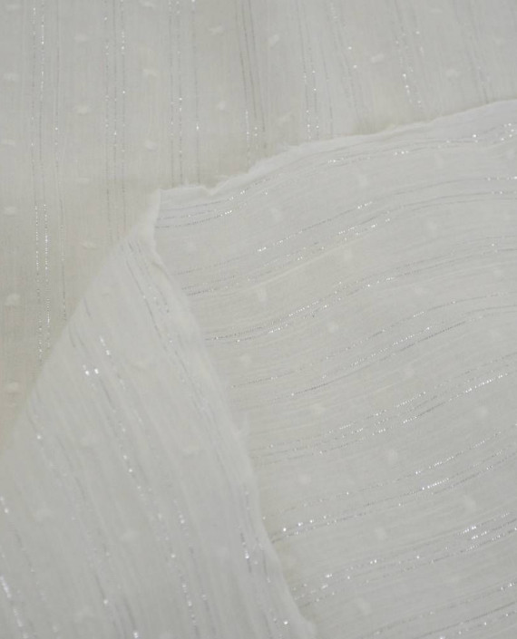 Ткань Хлопок Рубашечный 2293 цвет белый в полоску картинка 2
