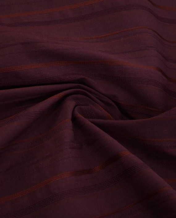 Ткань Хлопок рубашечный 2303 цвет бордовый картинка