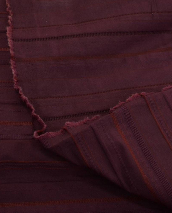 Ткань Хлопок рубашечный 2303 цвет бордовый картинка 1