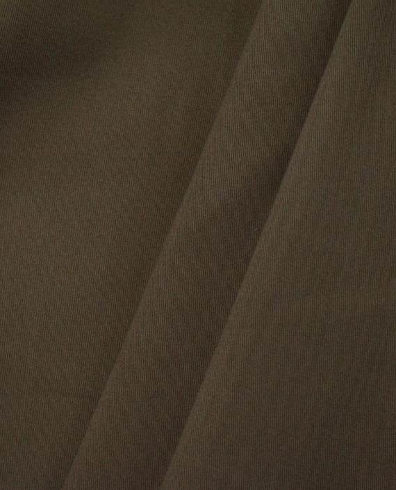 Ткань Хлопок Костюмный 2334 цвет коричневый картинка 1